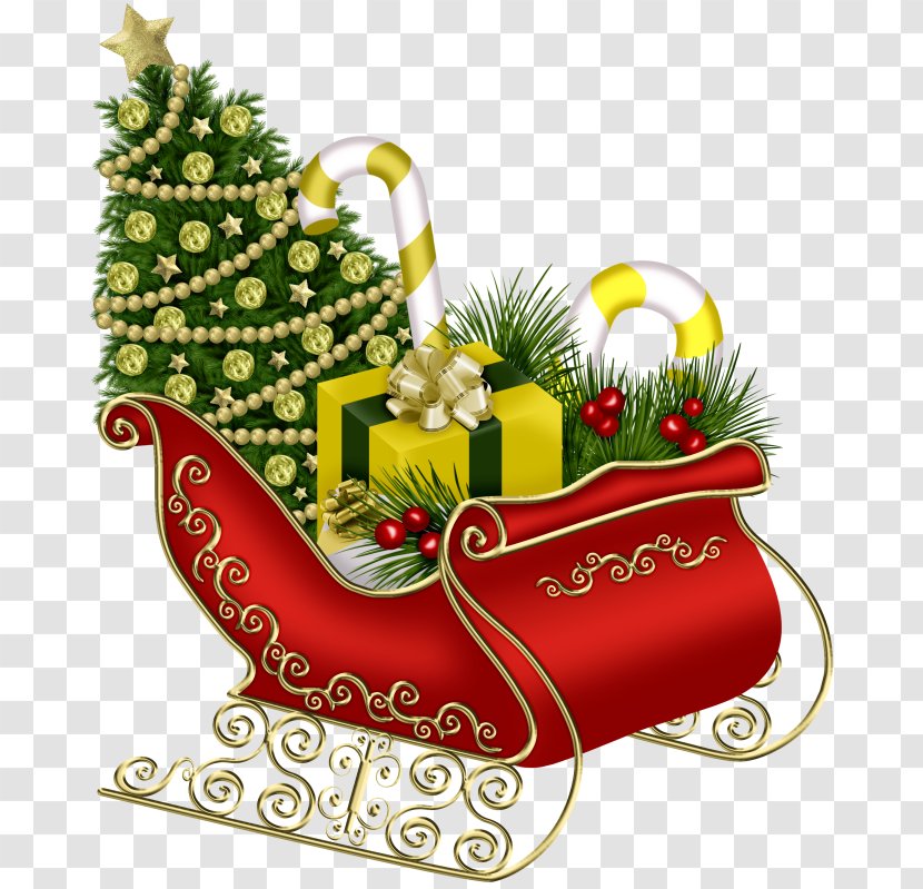 Santa Claus Christmas Decoration Ded Moroz Gift - Mall Transparent PNG