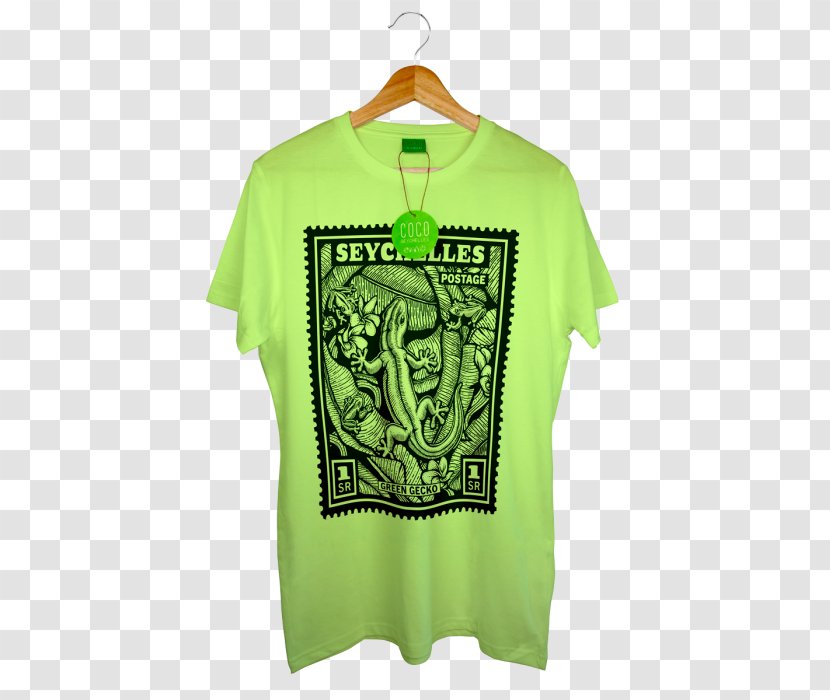 T-shirt Sleeve Clothing Blazer - T Shirt - Green Gecko Transparent PNG