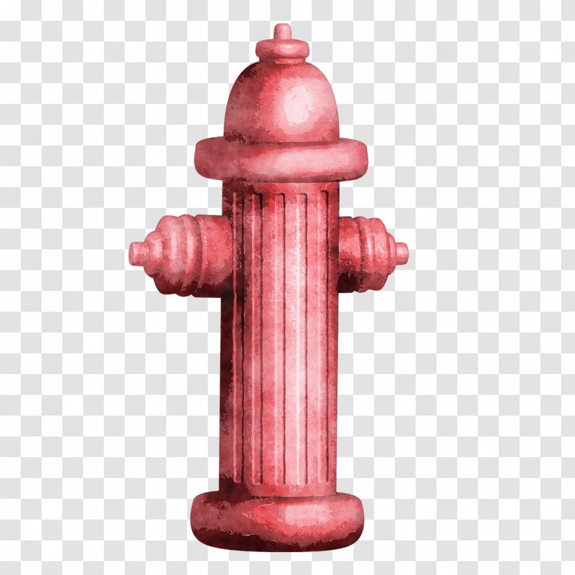 Fire Hydrant Firefighting - Hand-painted Transparent PNG