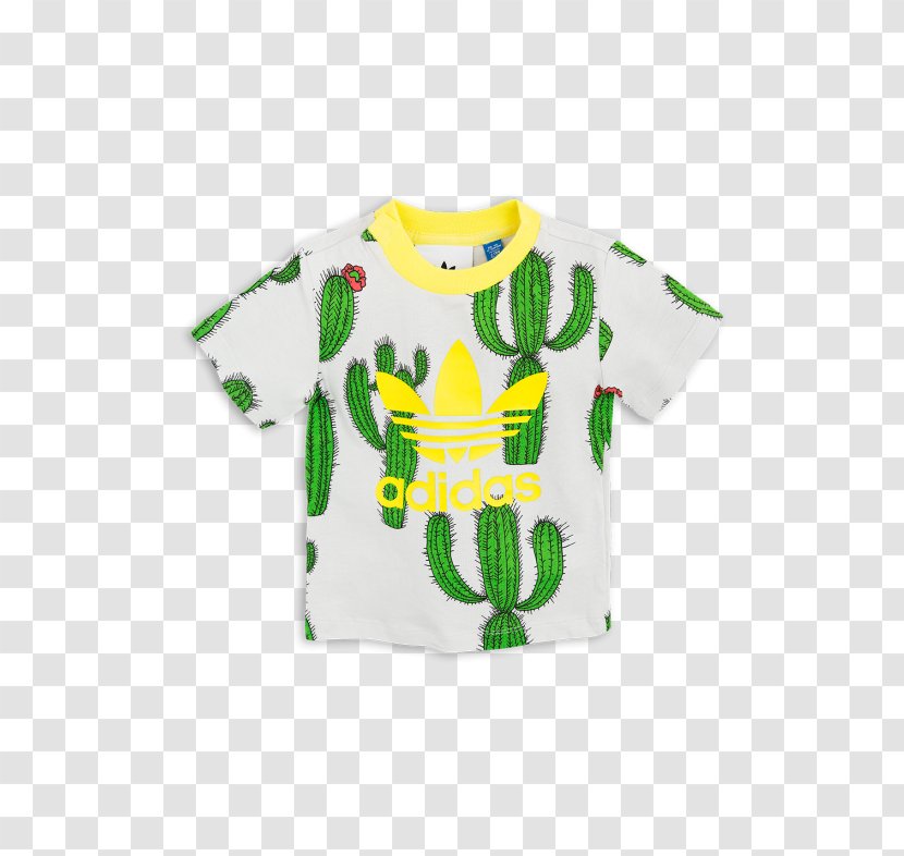 T-shirt Tracksuit Sleeve Adidas - Top - Cacti Watercolor Transparent PNG