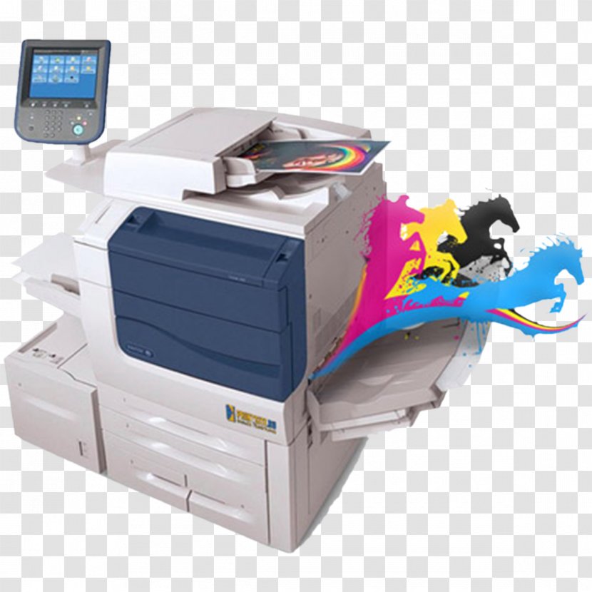Photocopier Xerox Multi-function Printer Color Printing - Driver Transparent PNG