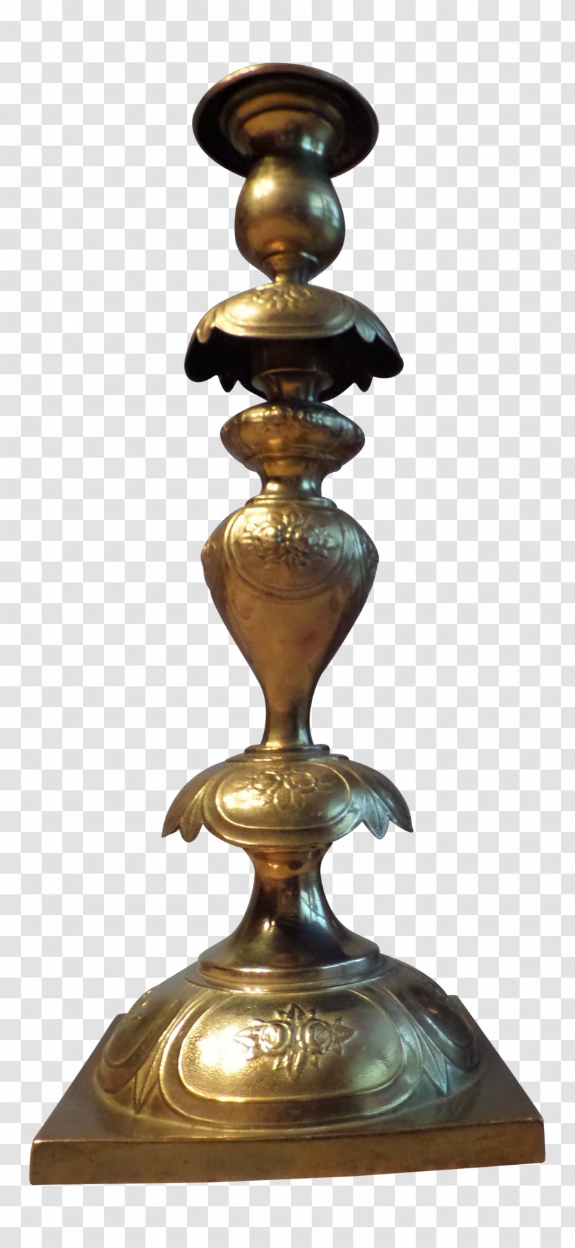 Chairish Antique Brass Candlestick Vintage Clothing - Wire - Baluster Transparent PNG