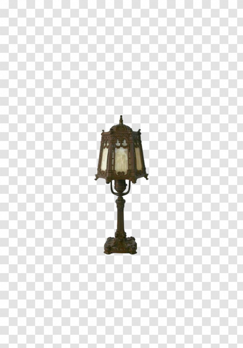 Brass Electric Light - Art Lamps Transparent PNG