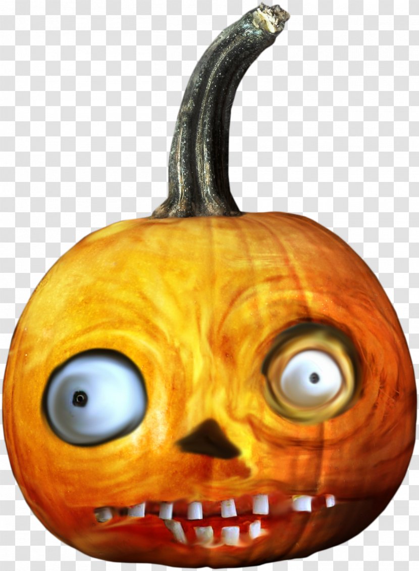 Jack-o-lantern Calabaza Pumpkin Pie Halloween - Shades Of Orange - · Head Horror Transparent PNG