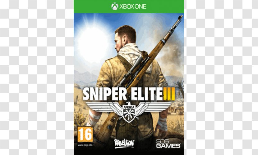 Sniper Elite III V2 Xbox 360 Lost Planet 3 Sleeping Dogs - Afrika Korps Transparent PNG