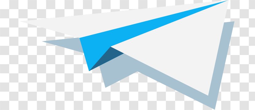 Brand Logo Line Angle - Blue - Paper Planes Transparent PNG