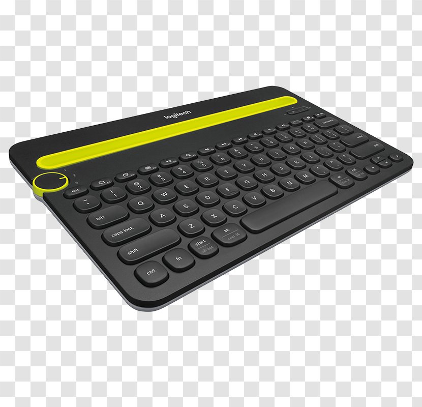 Computer Keyboard Laptop Logitech Multi-Device K480 Bluetooth - Part Transparent PNG