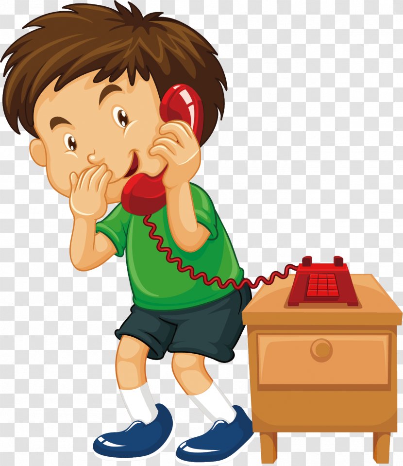 Telephone Call Stock Photography Clip Art - Toddler - Vector The Little Boy Transparent PNG
