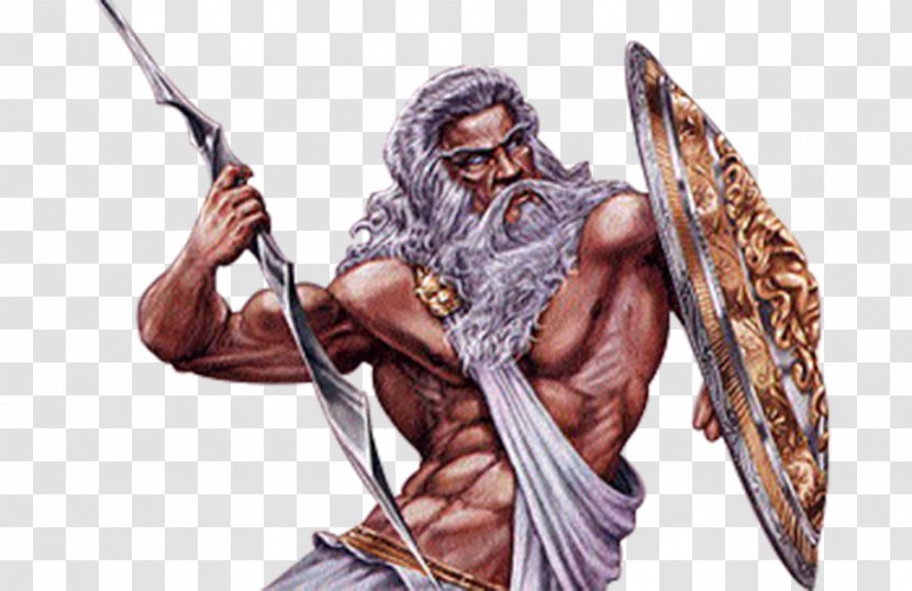 Zeus Mount Olympus Hades Poseidon Hera - Hand Painted God Transparent PNG