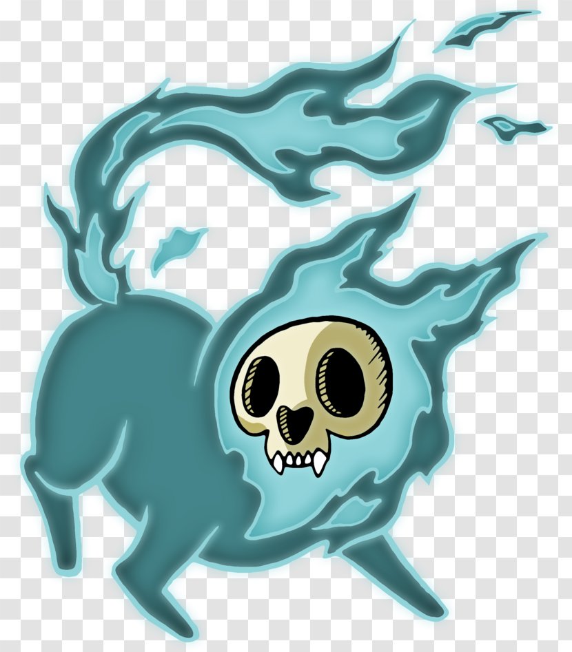 Cartoon Turquoise Vertebrate Clip Art - Fire Elemental Transparent PNG