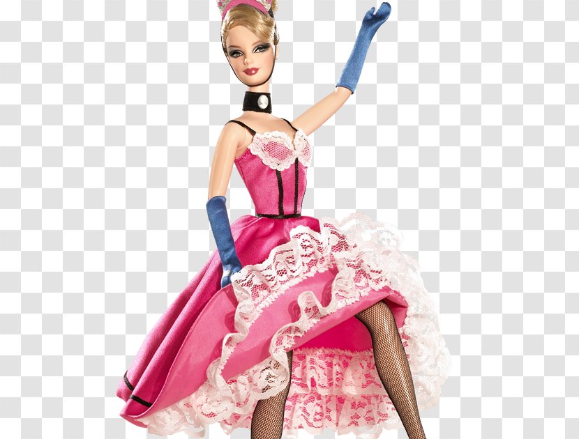 France Barbie Amazon.com Brazilian Irish #12998 Pink Splendor - French Cancan Transparent PNG