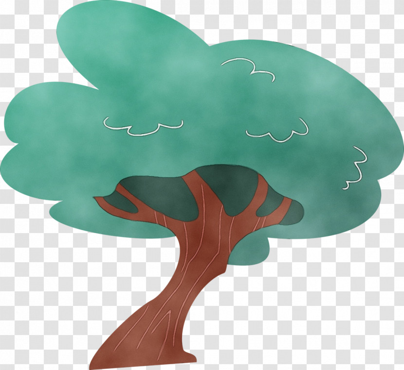 Leaf Teal Tree Plant Structure Science Transparent PNG