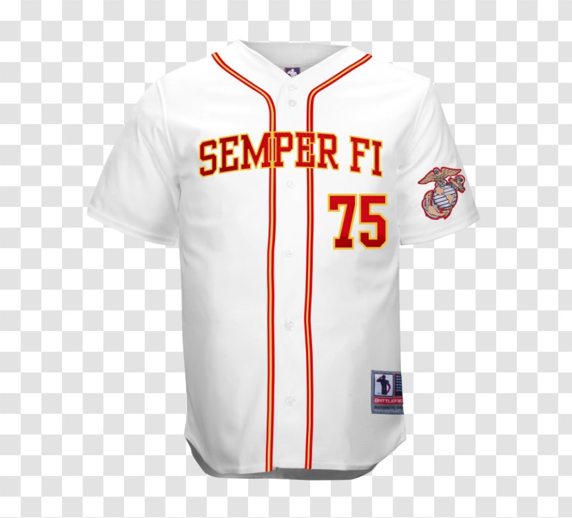 Baseball Uniform Sports Fan Jersey T-shirt United States Marine Corps Transparent PNG