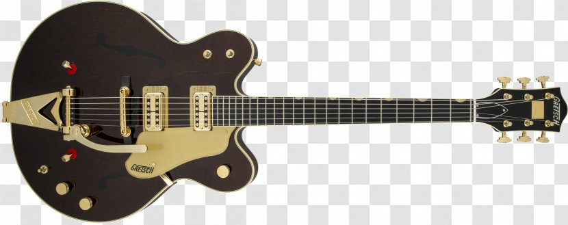 Gretsch Archtop Guitar Electric Fingerboard - Plucked String Instruments Transparent PNG