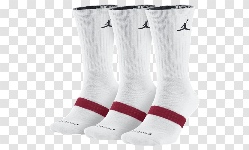 Sock Jumpman Air Jordan Nike Dri-FIT - White Transparent PNG