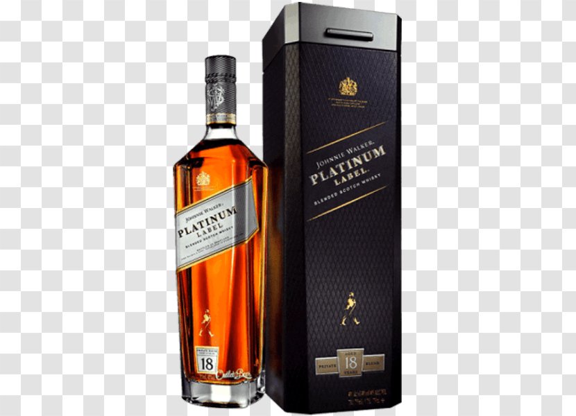 Scotch Whisky Blended Whiskey Distilled Beverage Wine - Johnny Walker Transparent PNG