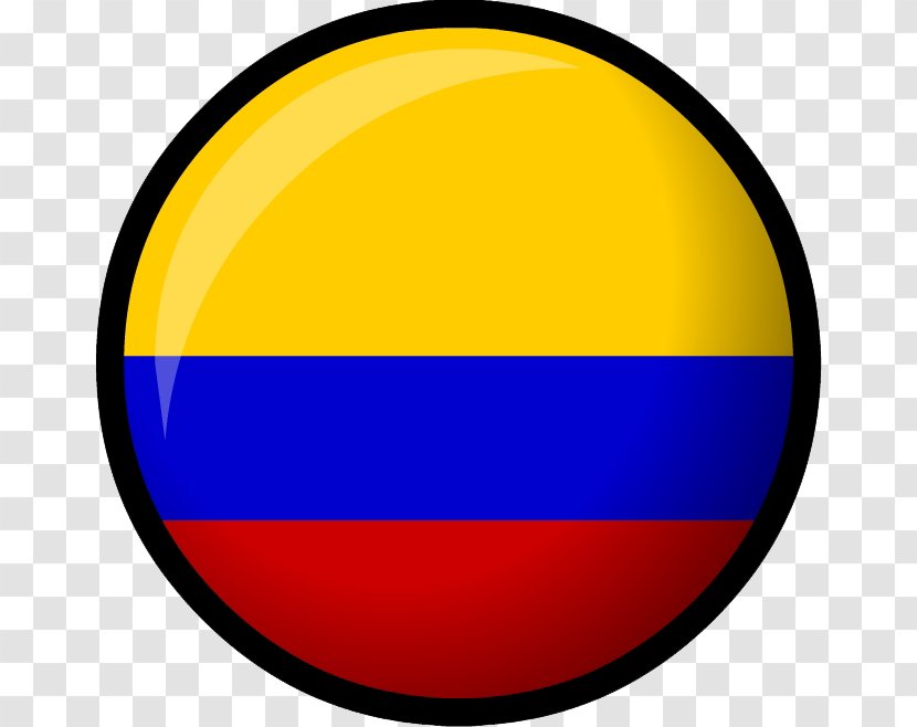 Flag Of Colombia Club Penguin - Fistball World Championships Transparent PNG