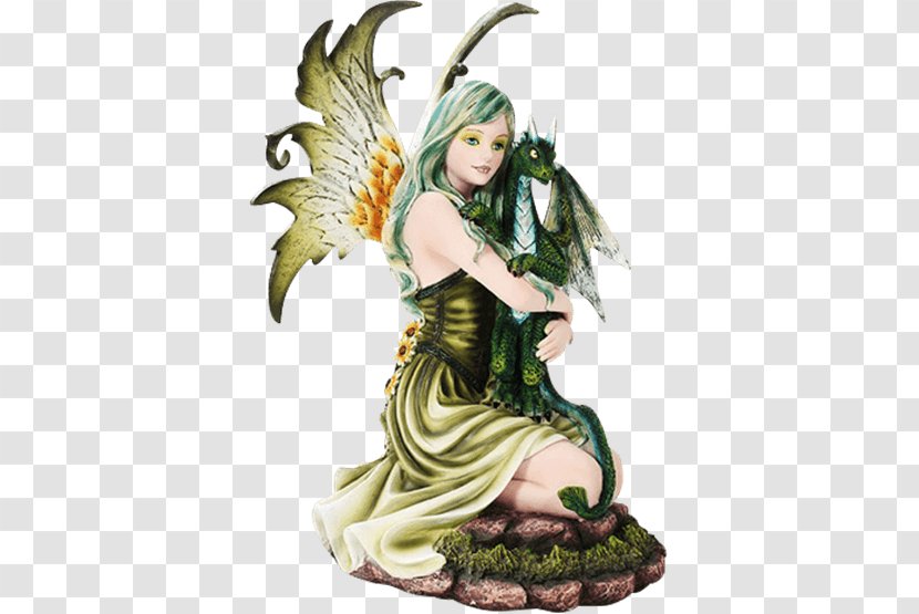 Fairy Figurine Statue Dragon Sculpture - Amy Brown Transparent PNG