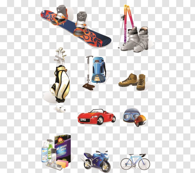 Sports Car Equipment Clip Art - Ball - Winter Ski Shoes Material Picture Transparent PNG