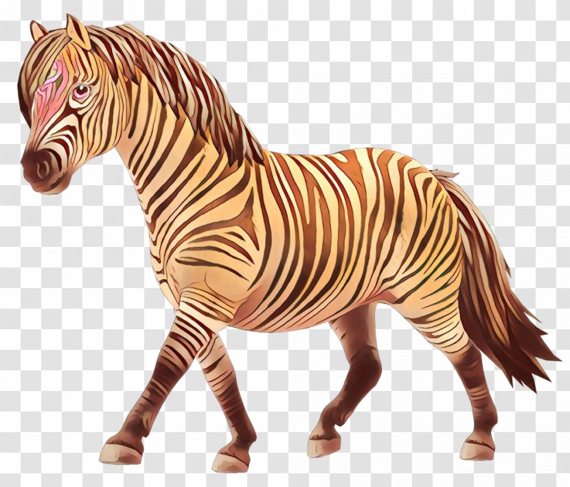 Zebra Cartoon - Organism - Figurine Quagga Transparent PNG