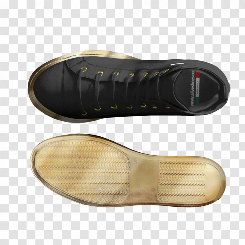 Shoe Footwear High-top Vans Crocs - Walking - Gold Bottom Transparent PNG