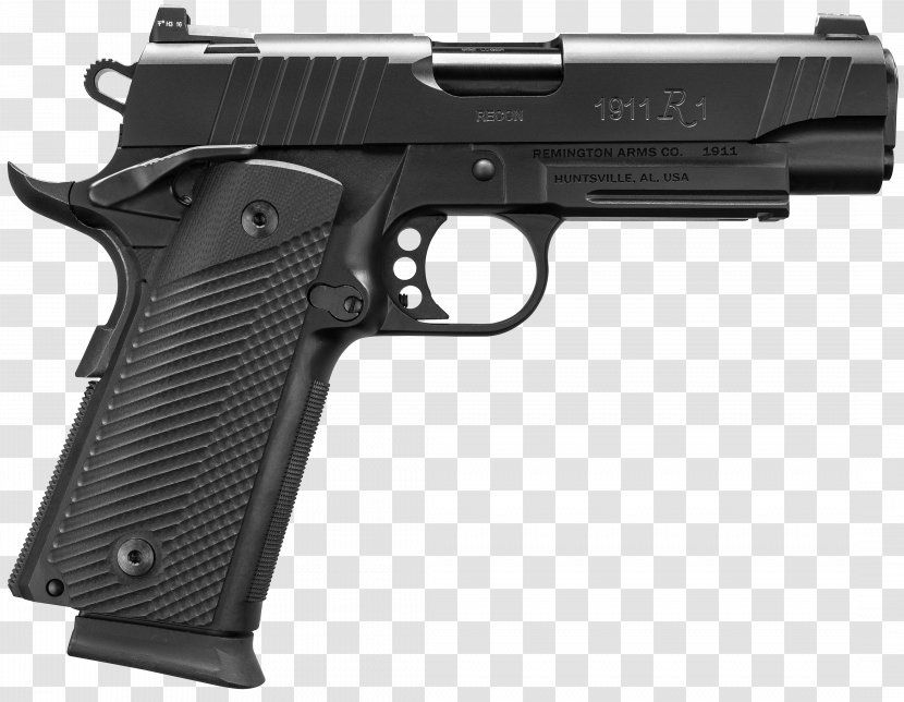 Remington 1911 R1 .45 ACP Arms M1911 Pistol Automatic Colt - Airsoft - Handgun Transparent PNG