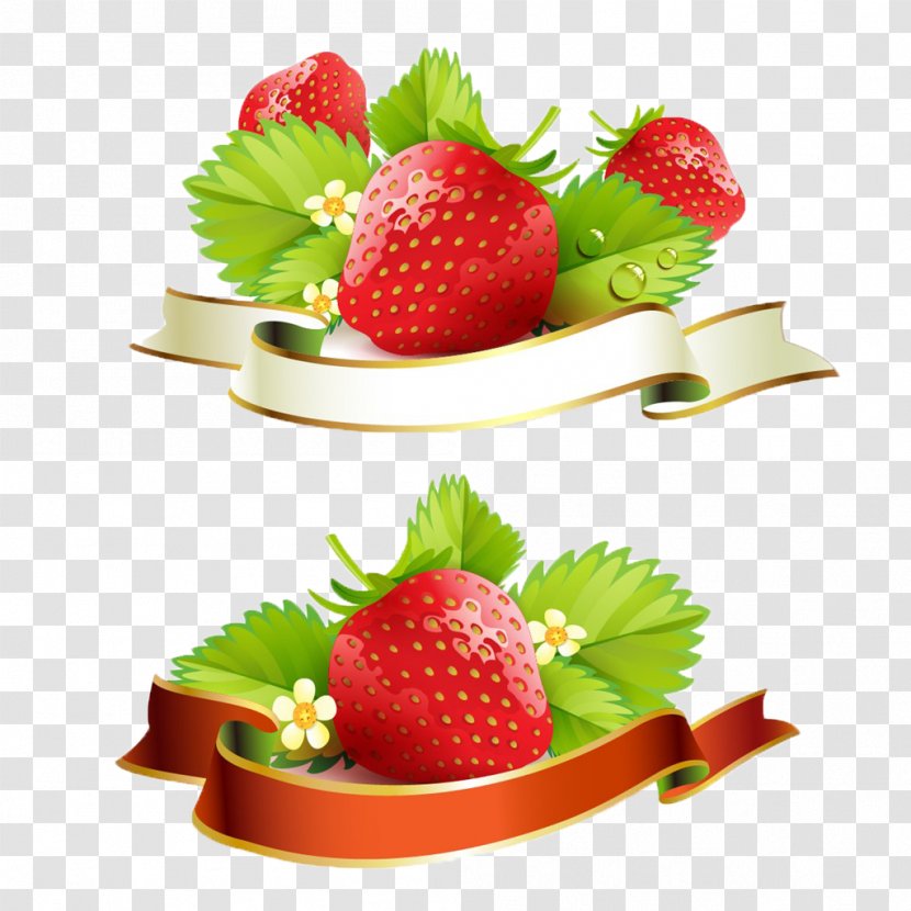 Juice Smoothie Strawberry Cream Cake Clip Art - Fresh Green Spring And Summer Romantic Aesthetic Continental Delicious Fruit Leaf Transparent PNG