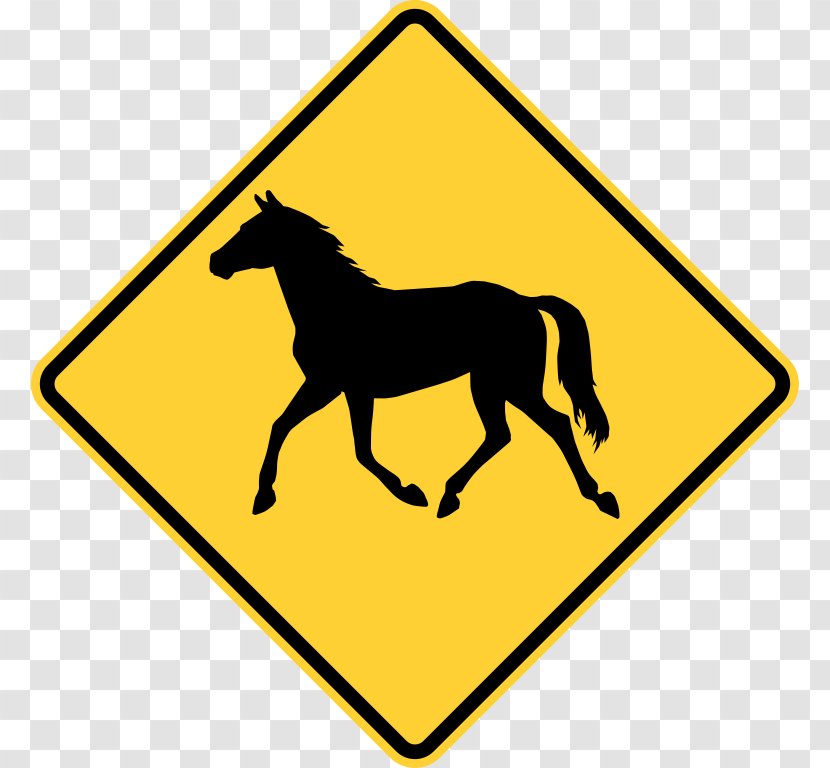 Horse And Buggy Traffic Sign Warning Horse-drawn Vehicle - Wild - Number 2 Transparent PNG