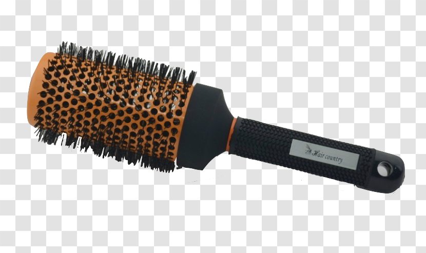 Hairbrush Paintbrush Barber - Roller Brush Transparent PNG