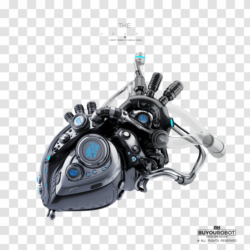 Robot TurboSquid 3D Modeling Computer Graphics Machine - Cartoon - Heart 3d Transparent PNG