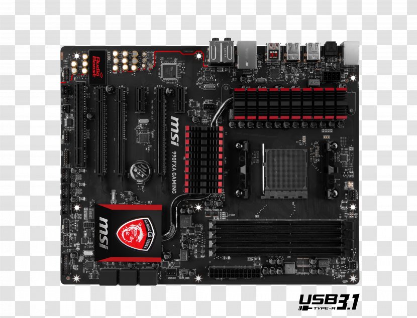 Motherboard Socket AM3+ AMD 900 Chipset Series MSI - Central Processing Unit - Cartoon Transparent PNG