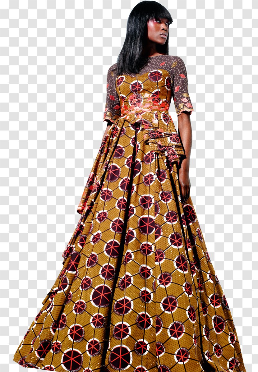 Africa Milan Fashion Week Clothing Dress - Wax Printing Transparent PNG