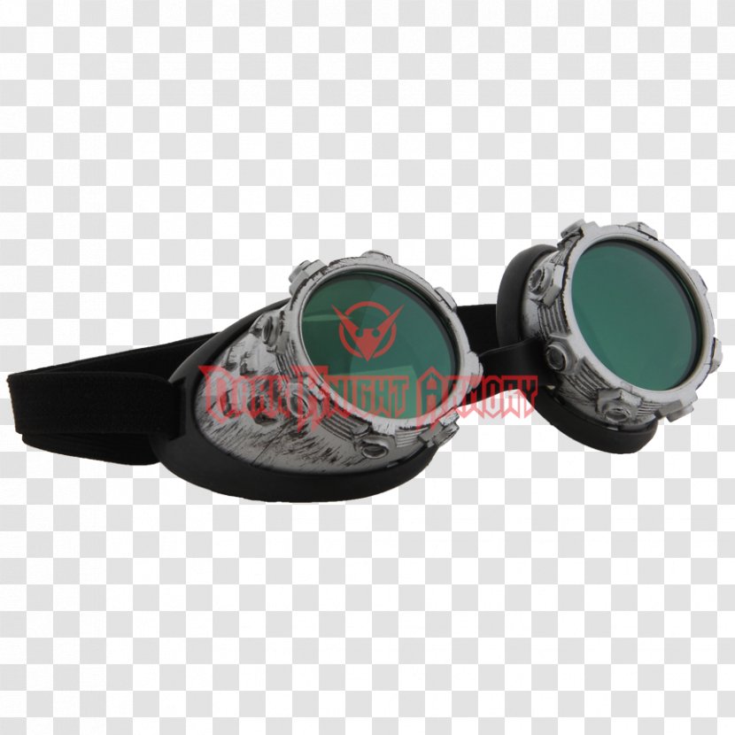 Goggles Groucho Glasses Costume Lens - Silver - Steampunk Transparent PNG