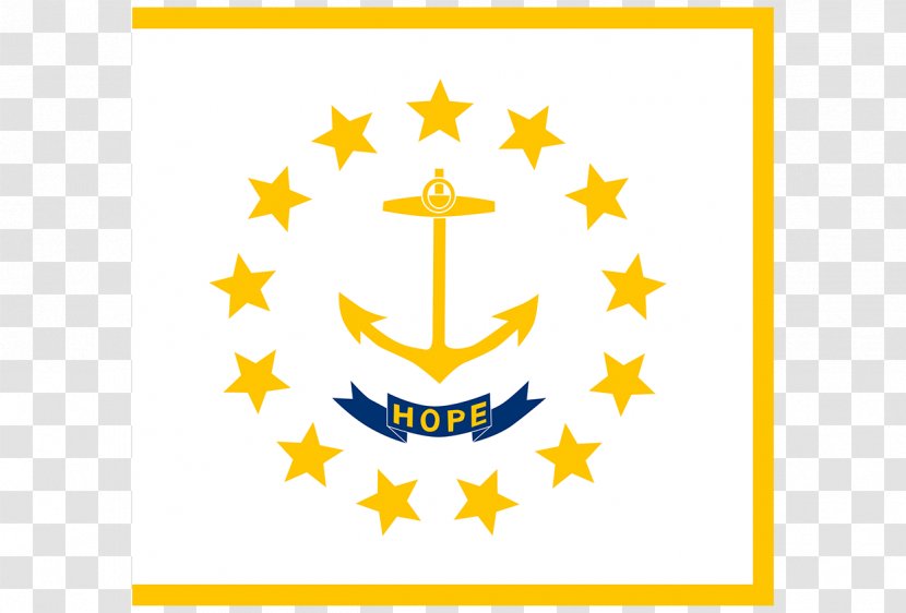 Flag Of Rhode Island Providence Plantations U.S. State Gun Laws In - Area Transparent PNG