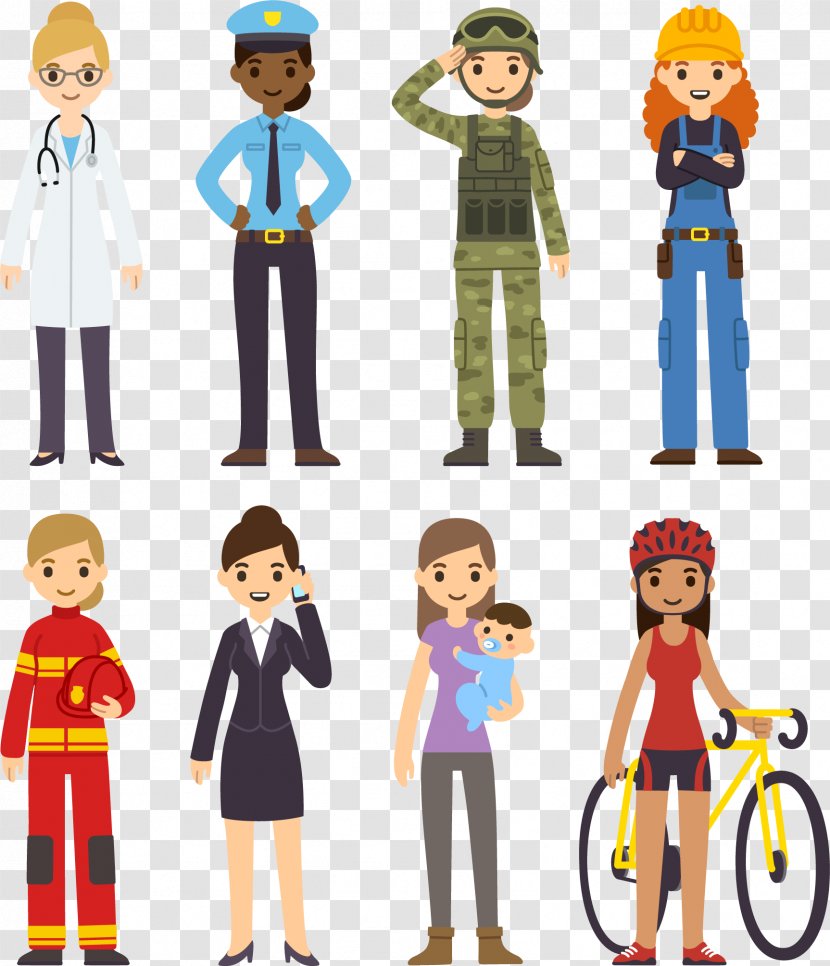 Vector Graphics Profession Job Clip Art Stock Photography - Uniform - Beuty Transparent PNG