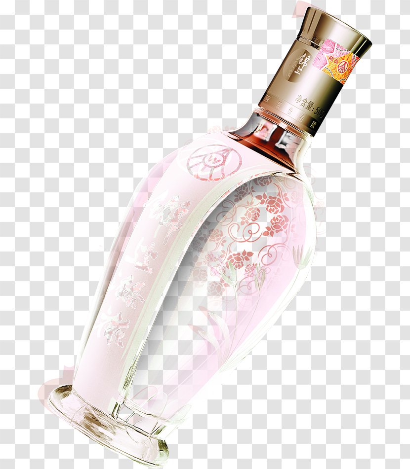 White Wine Baijiu Bottle - Liqueur - Transparent Transparent PNG