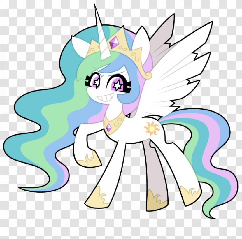 My Little Pony Princess Celestia Luna Derpy Hooves - Cartoon Transparent PNG