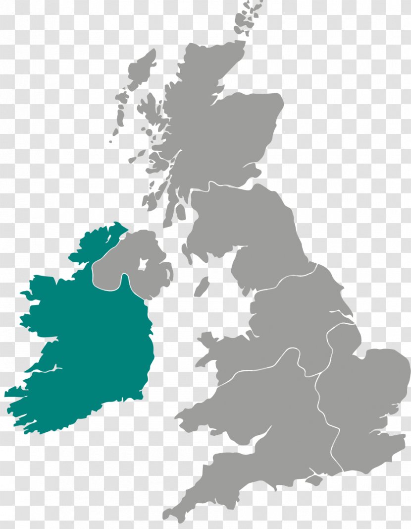 England British Isles Vector Graphics Map Illustration Transparent PNG