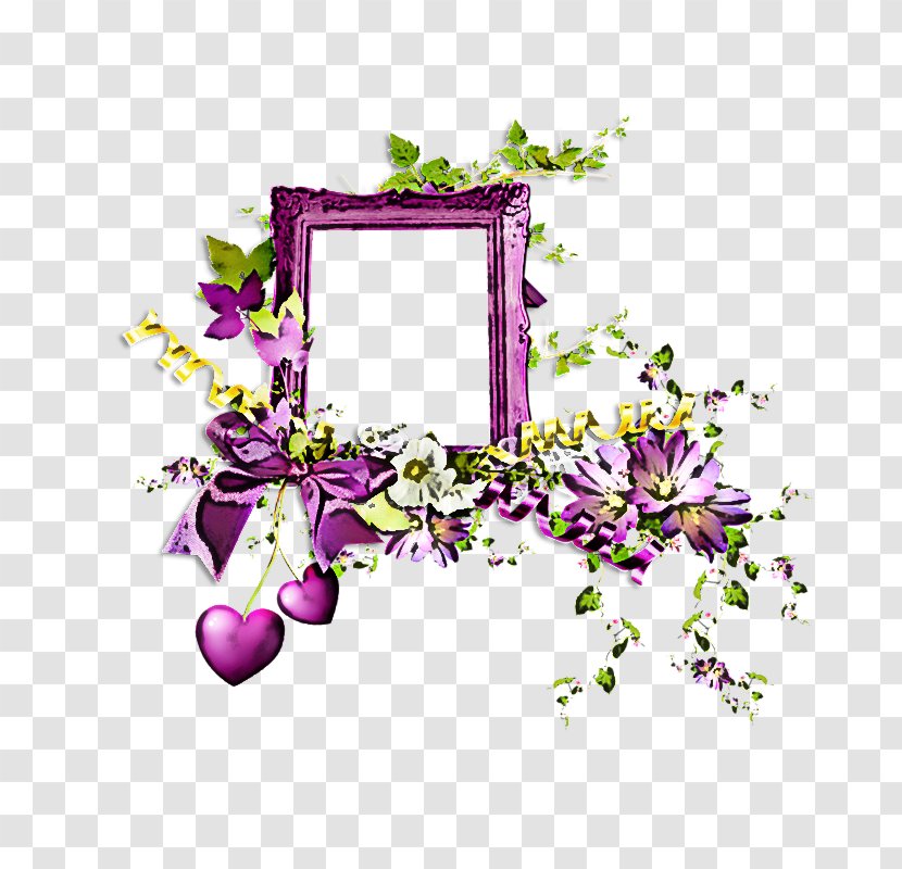 Picture Frame - Flower - Interior Design Branch Transparent PNG