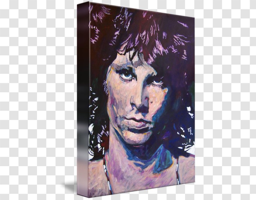 Jim Morrison Canvas Print Painting Art - Poster Transparent PNG