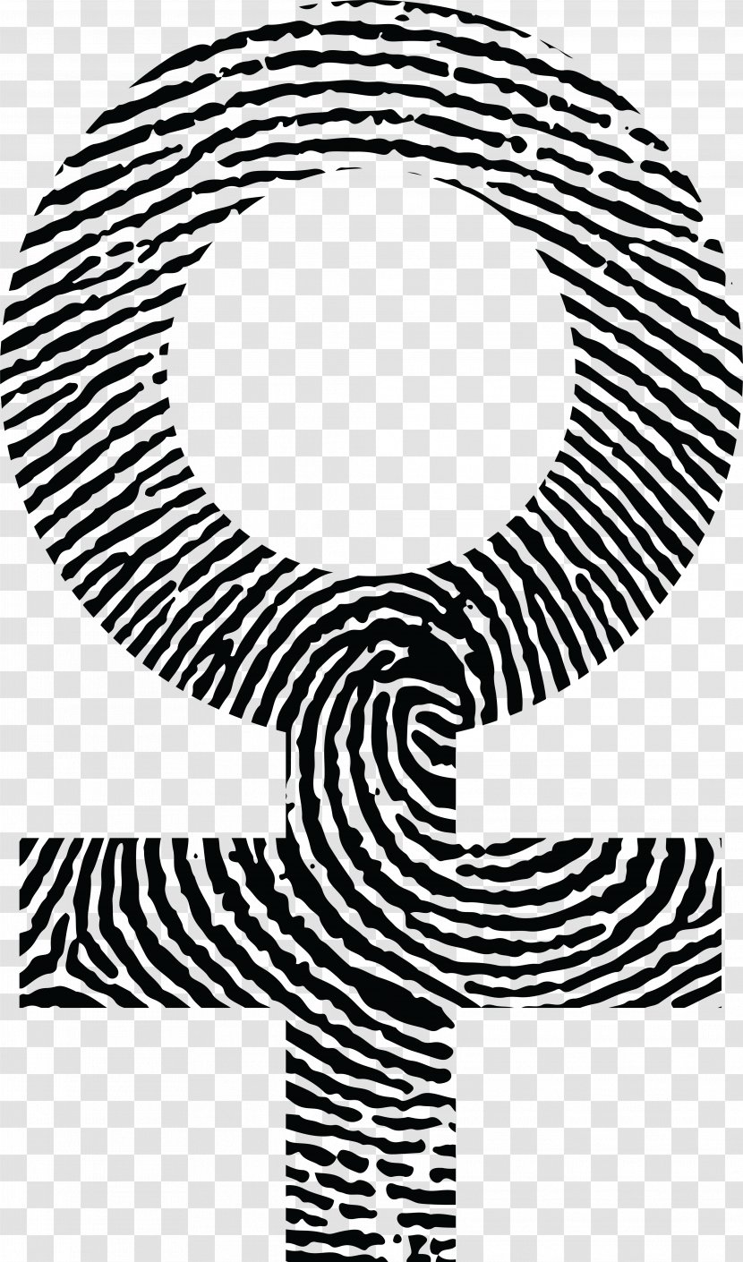 Fingerprint Clip Art - Black And White - Finger Print Transparent PNG