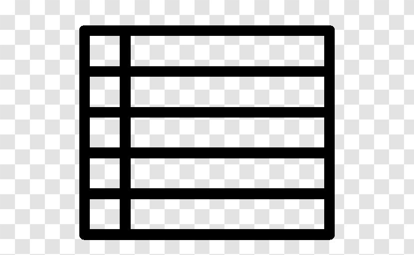 Line Menu Parallel - Black Transparent PNG