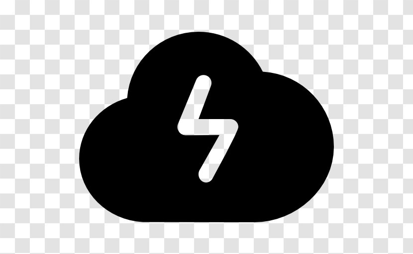 Lightning Cloud Storm Shape - Logo Transparent PNG