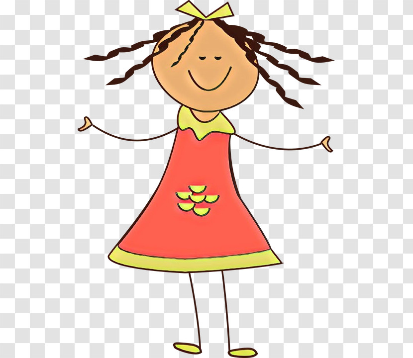 Cartoon Happy Child Art Pleased Smile Transparent PNG