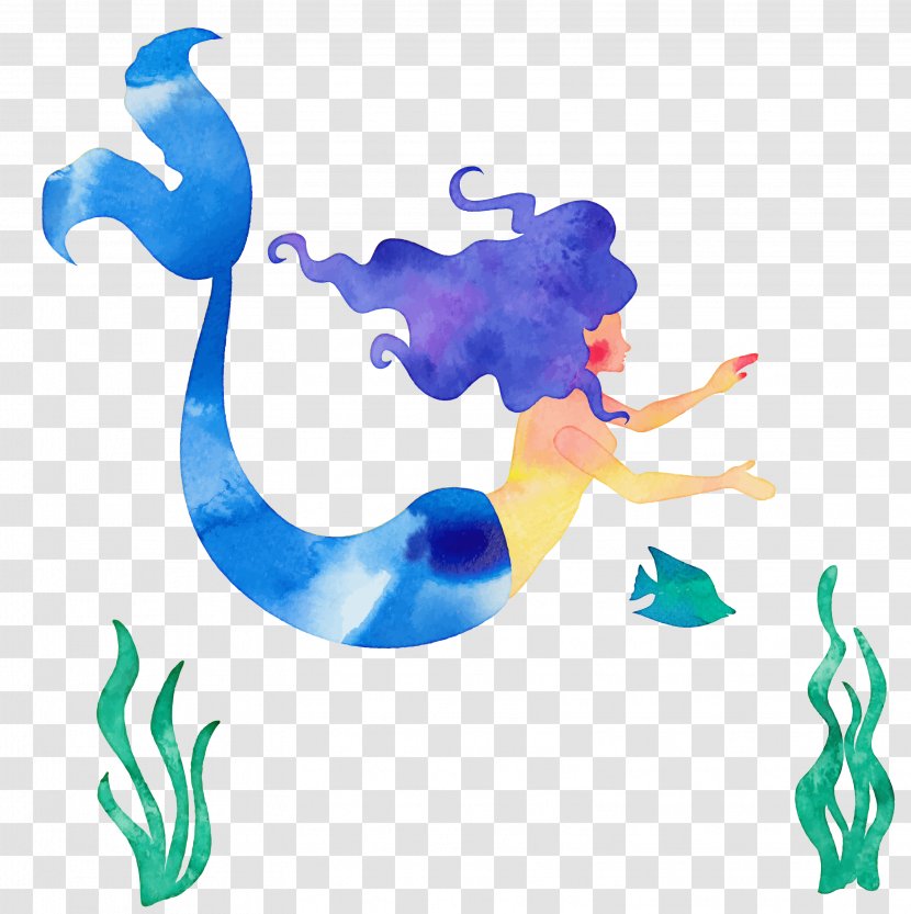 The Little Mermaid Cartoon Illustration - Model Sheet - Vector Material Transparent PNG