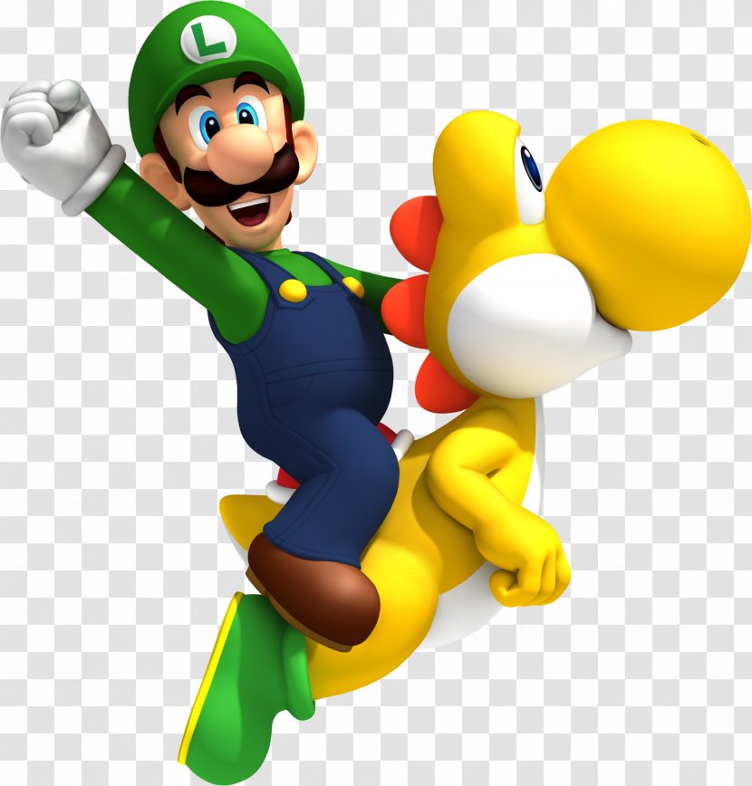 New Super Mario Bros. Wii & Yoshi - Technology - Luigi Transparent PNG