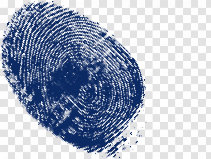 Cobalt Blue Font - Fingerprint Love Transparent PNG