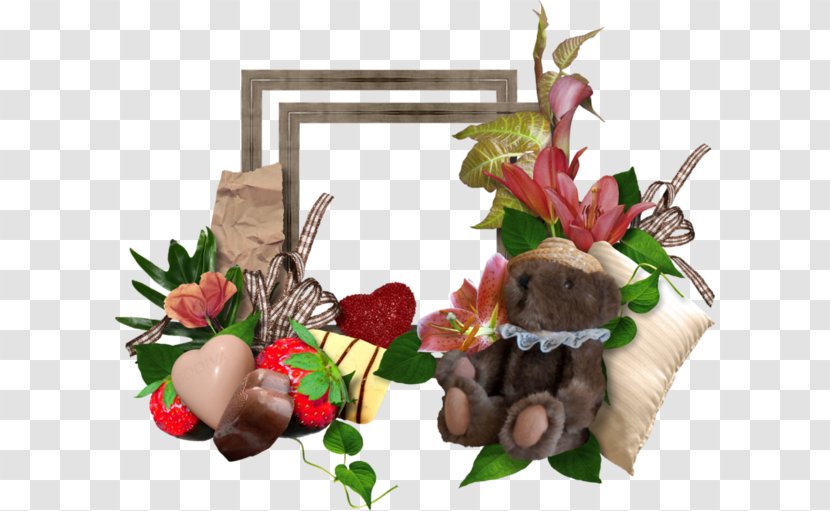 Chocolate Gift Basket - Syrup - Bear Border Transparent PNG