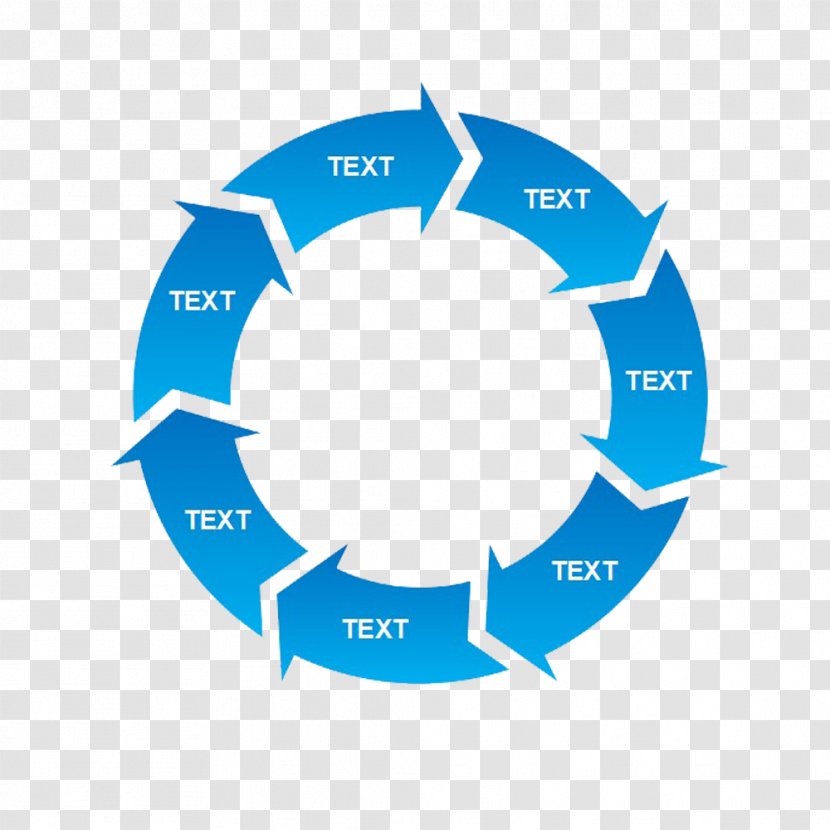 Business Process Budget Loan Management - Value - Blue Circular Arrow Transparent PNG