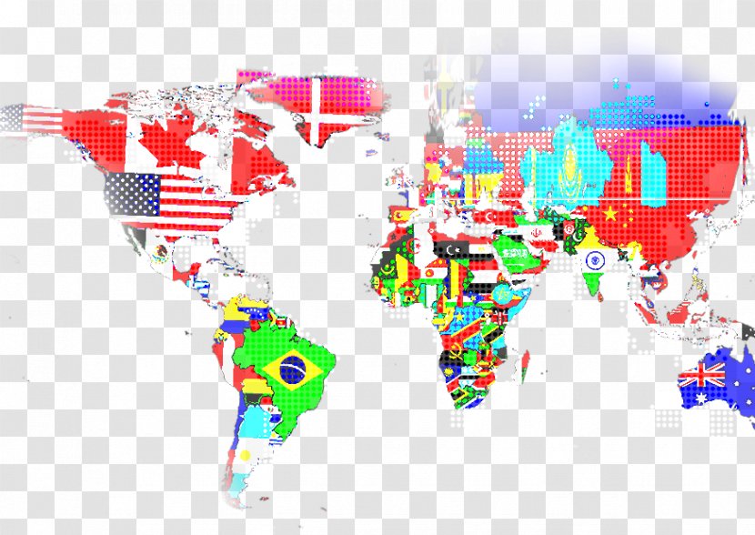 World Map Globe Flag - Cheap International Calling Cards Transparent PNG